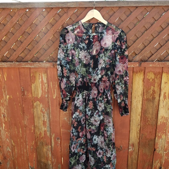 zara woman floral dress